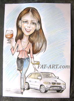 шарж фотограф