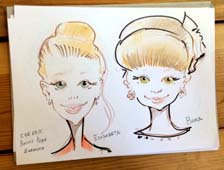 Цветная композиция на двух неразлучных подружек Елизаветы и Вики