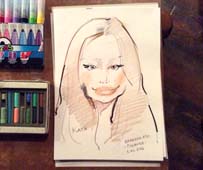 Рисунок пастелью Кати