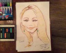 Композиция цветными мелками Ольги